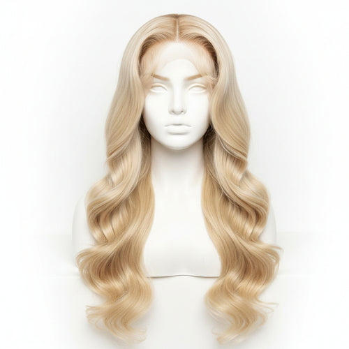 613 Blonde Body Wave Lace Front Wig 30 Inch