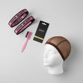 Swiss Lace Wig Grip Cap: Non-Slip, Adjustable with Velcro