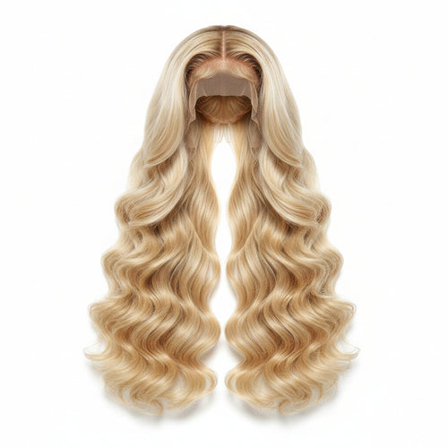613 13x6 Lace Front Wig Human Hair 200 Density 613 Lace Front Wig Human Hair 32 Inch Body Wave Blonde Wig Human Hair
