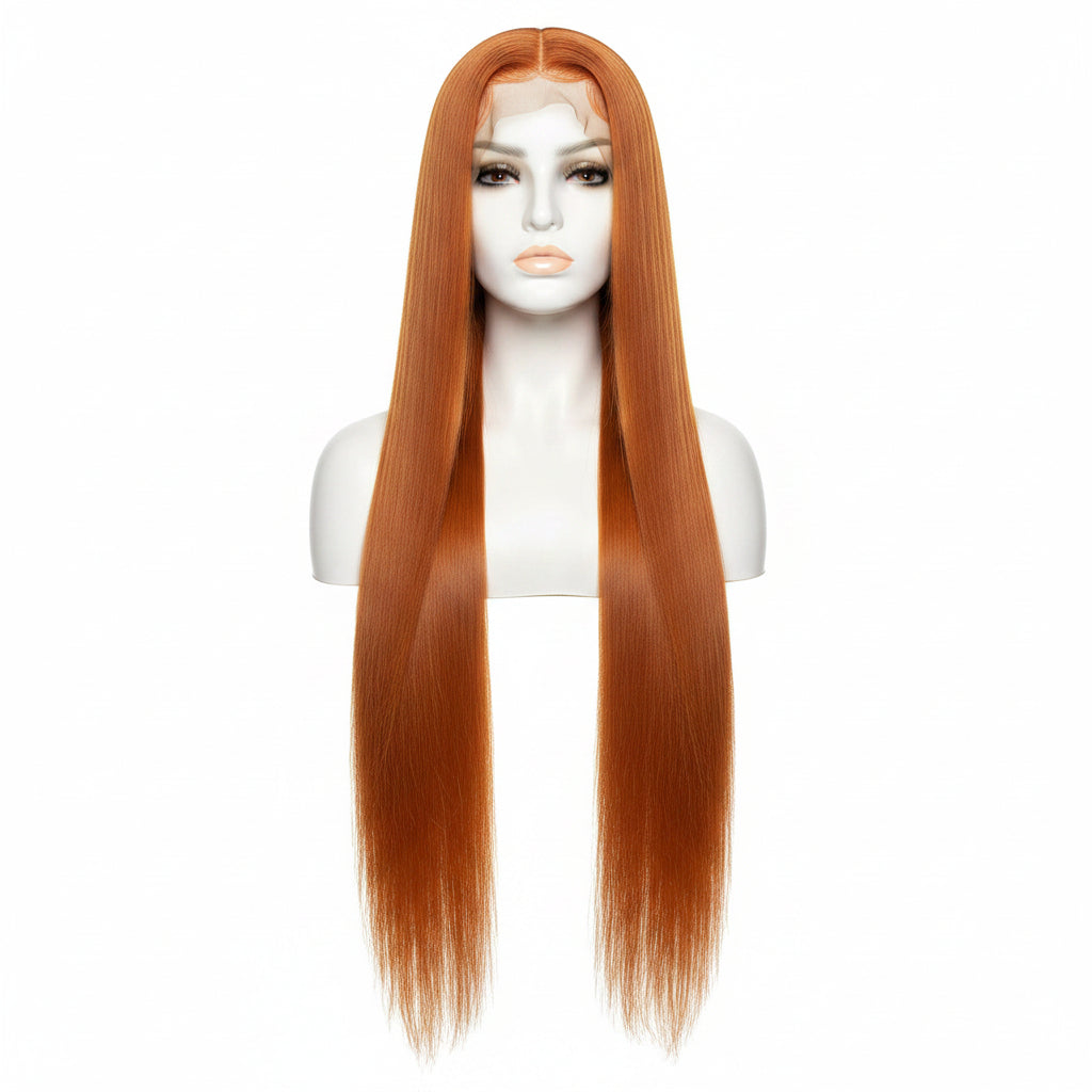 Ginger Luxe Human Hair Wig 32 Inch